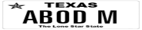 Truck License Plate